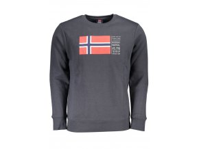 NORWAY 1963 Perfektná Pánska Mikina Šedá