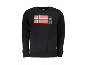 NORWAY 1963 Perfektná Pánska Mikina Čierna