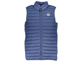 North Sails Perfektná Pánska Zimná Bunda bez Rukávov Modrá (Veľkosť L, Farba modrá)