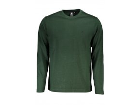 U.S. GRAND POLO Perfektné Pánske Tričko Dlhý Rukáv Zelená (Veľkosť 2XL, Farba zelená)