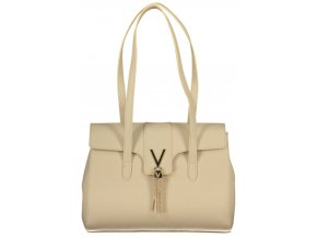 Elegantná Dámska Kabelka VALENTINO BAGS 33x25x15cm Béžová (Veľkosť UNI, Farba Bežová)