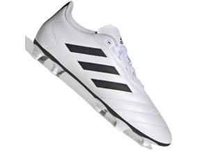 adidas Goletto VIII Firm Ground Perfektné Pánske Futbalové Kopačky Biela Čierna (Veľkosť 35,5, Farba Biela)