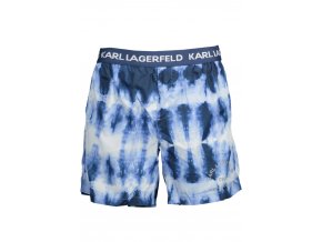 KARL LAGERFELD BEACHWEAR Perfektné Pánske Plavky Svetlo modrá