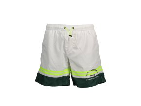 KARL LAGERFELD BEACHWEAR Perfektné Pánske Plavky Biela (Veľkosť S, Farba Biela)