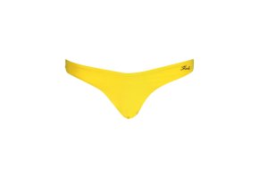 KARL LAGERFELD BEACHWEAR Perfektné Dámske Plavky Spodný diel Žltá (Veľkosť M, Farba žltá)