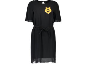LOVE MOSCHINO Štýlové Dámske Krátke Šaty Čierna (Veľkosť 40, Farba čierna)