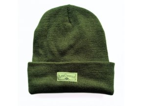 Lee Cooper Zimná Úpletová Čiapka s vnútorným Fleecom Unisex army