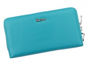 Eslee praktická svetlo modrá matná dámska peňaženka
