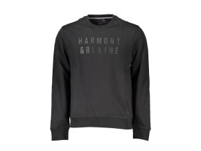 HARMONT & BLAINE Perfektná Pánska Mikina Čierna (Veľkosť XL, Farba čierna)