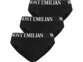 MONT EMILIAN "Avignon" Men Briefs Pack of 3 black