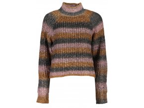 DESIGUAL Štýlový Dámsky Sveter Šedá (Veľkosť M, Farba šedá)
