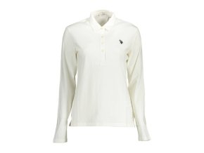 U.S. POLO Štýlová Dámska Polokošeľa Biela (Veľkosť 2XL, Farba Biela)