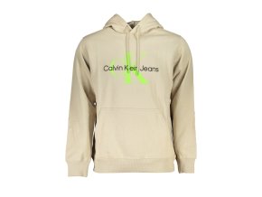 Calvin Klein Perfektná Pánska Mikina Béžová (Veľkosť S, Farba Bežová)