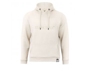 Stark Soul® Dámska Hrubá Mikina bez zipsu Logo béžová (Veľkosť S, Farba Béžová)