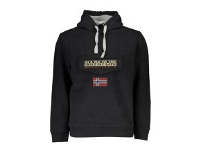 Napapijri Perfektná Pánska Mikina Čierna (Veľkosť S, Farba čierna)