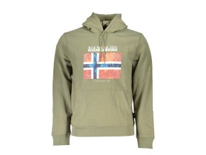 Napapijri Perfektná Pánska Mikina Zelená (Veľkosť XS, Farba zelená)