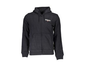 Napapijri Perfektná Pánska Mikina na zips Čierna (Veľkosť S, Farba čierna)