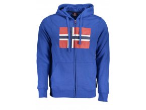 NORWAY 1963 Perfektná Pánska Mikina na zips Modrá