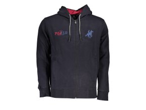 U.S. GRAND POLO Perfektná Pánska Mikina na zips Modrá