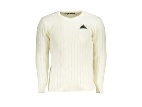 U.S. GRAND POLO Štýlový Pánsky Pulóver Biela (Veľkosť XL, Farba Biela)