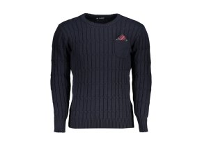 U.S. GRAND POLO Štýlový Pánsky Pulóver Modrá (Veľkosť 2XL, Farba modrá)