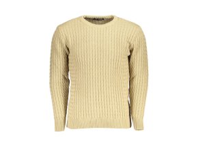 U.S. GRAND POLO Štýlový Pánsky Pulóver Béžová (Veľkosť 2XL, Farba Bežová)