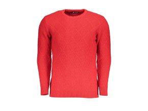 U.S. GRAND POLO Štýlový Pánsky Pulóver Červená (Veľkosť M, Farba červená)