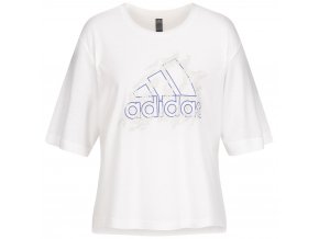 adidas Perfektné Dámske Tričko Krátky Rukáv Biela