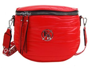 damska crossbody taska ledvinka 21015 1 cervena