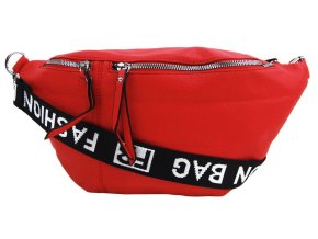 damska ledvinka fashion bag v6266 cervena