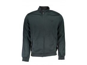 GIAN MARCO VENTURI Perfektná Pánska Mikina na zips Zelená (Veľkosť M, Farba zelená)