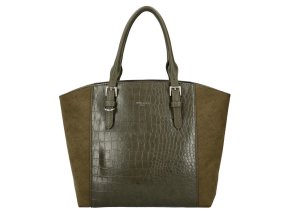 damska kabelka david jones 6863 4 khaki zelena 1