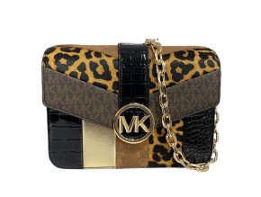 Dámska Kabelka MICHAEL KORS 23X17X5CM 35F2GNML2Y-BLACK-MULTI