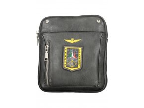 AERONAUTICA MILITARE Praktická Pánska Crossbody Taška Šedá