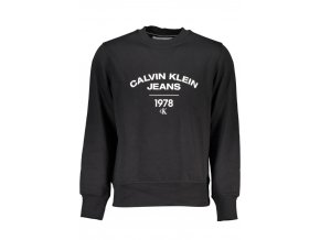 Calvin Klein Perfektná Pánska Mikina Čierna (Veľkosť M, Farba čierna)