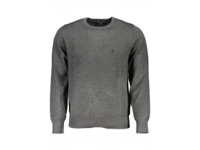 U.S. GRAND POLO Štýlový Pánsky Pulóver Šedá (Veľkosť 3XL, Farba šedá)
