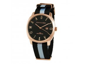 Pánske Hodinky DEVOTA & LOMBA DL008MSPBK-GR-03BLACK 42MM