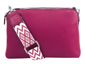 crossbody damska kabelka 230 fuchsiova