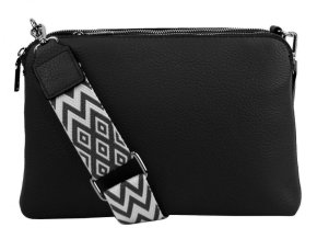 crossbody damska kabelka 230 cerna