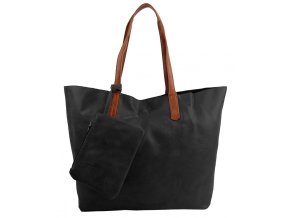 shopper damska kabelka h20233 cerna