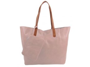 shopper damska kabelka h20233 ruzova