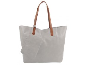 shopper damska kabelka h20233 seda