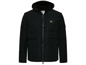 Lyle and Scott Perfektná Pánska Bunda Čierna