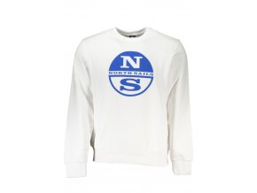 North Sails Perfektná Pánska Mikina Biela (Veľkosť S, Farba Biela)