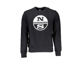 North Sails Perfektná Pánska Mikina Čierna (Veľkosť S, Farba čierna)