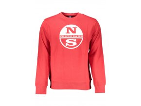 North Sails Perfektná Pánska Mikina Červená (Veľkosť S, Farba červená)