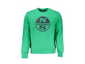 North Sails Perfektná Pánska Mikina Zelená (Veľkosť S, Farba zelená)