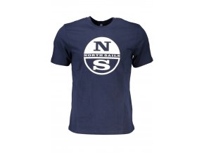 North Sails Perfektné Pánske Tričko Krátky Rukáv Modrá