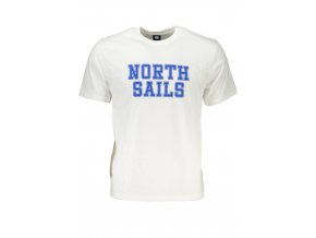 North Sails Perfektné Pánske Tričko Krátky Rukáv Biela (Veľkosť S, Farba Biela)