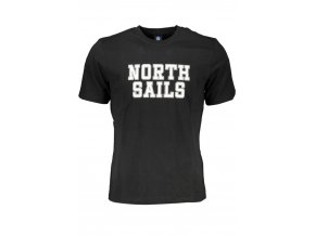 North Sails Perfektné Pánske Tričko Krátky Rukáv Čierna (Veľkosť S, Farba čierna)